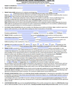 Free Tenants In Common Agreement Template  Example