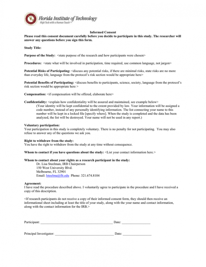 Informed Consent Form Template For Counseling Doc Minasinternational 9268