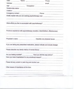 Printable Professional Counseling Informed Consent Form Template Pdf Sample