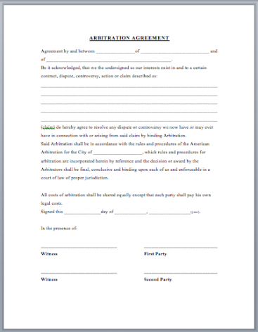 Printable Rental Arbitrage Lease Agreement Template Excel