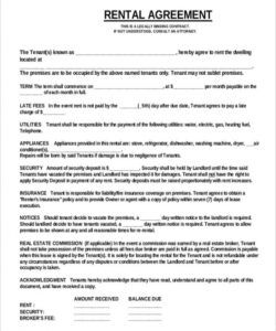 Professional Lease Agreement For House Rental Template  Sample