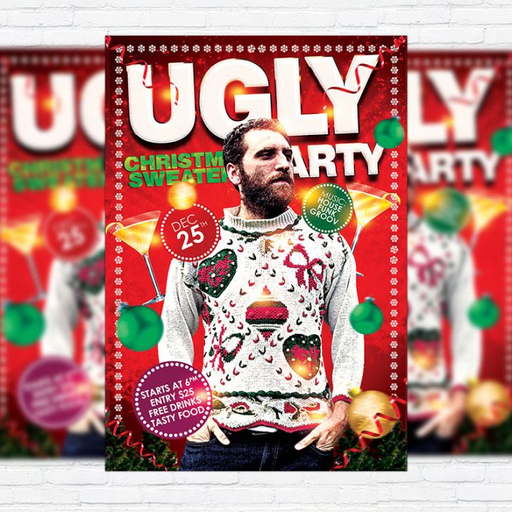 Christmas Jumper Day Poster Template Excel Sample