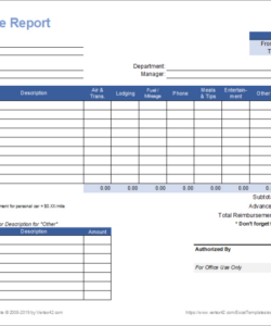Costum Expense Form Template For Small Business Pdf Sample