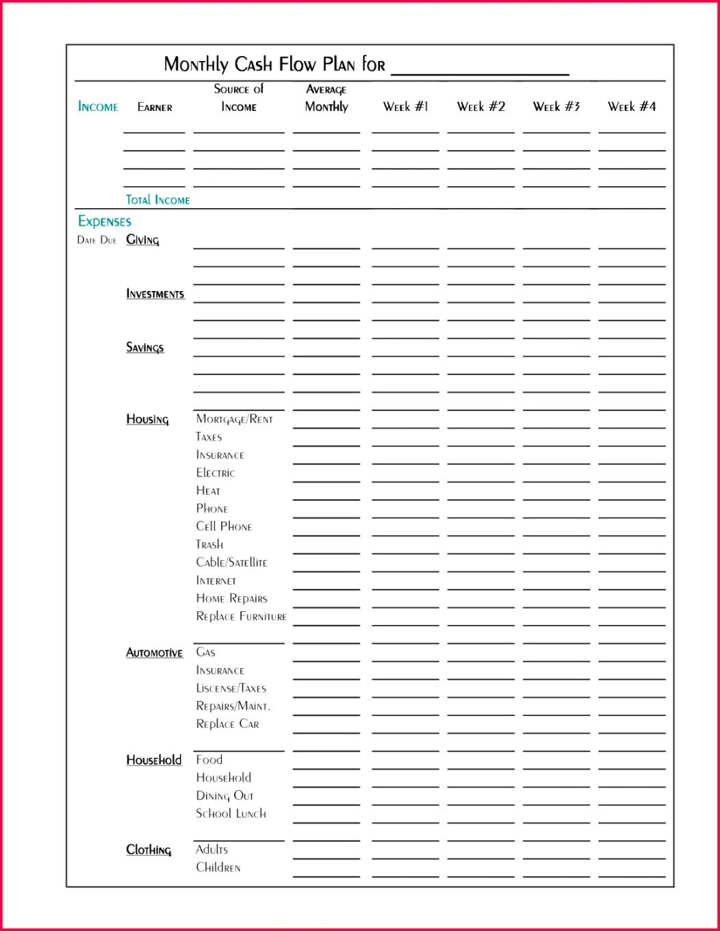 Costum Expense Form Template For Small Business Pdf Sample