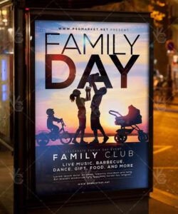 Editable Family Day Poster Template Doc Example