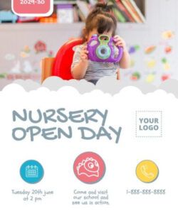 Editable Open Day Poster Template  Sample