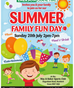 Family Day Poster Template  Example