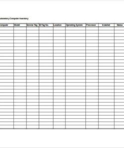 Printable Computer Disposal Form Template Pdf Sample