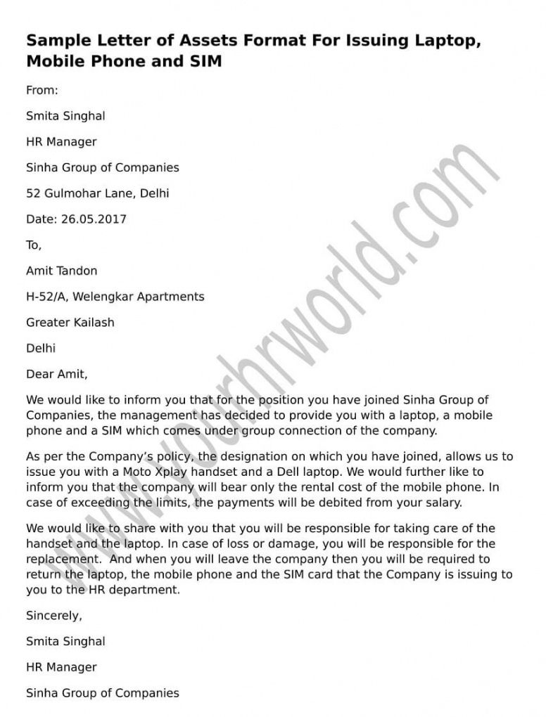 Editable Company Equipment Use And Return Policy Agreement Template Pdf Sample