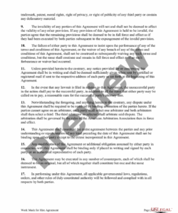 Editable Work Made For Hire Agreement Template Word Example