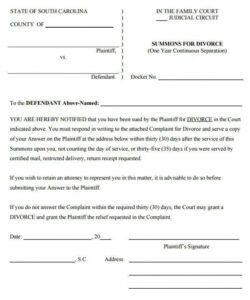 Free Maryland Separation Agreement Template Doc Example