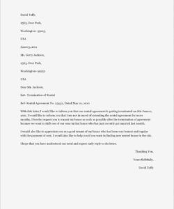 Printable Early Lease Termination Agreement Template Excel