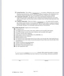 Professional Maryland Separation Agreement Template Excel