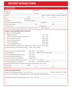 Best Acupuncture Patient Intake Form Template Doc Sample