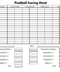 Best American Football Player Evaluation Form Template Pdf Example
