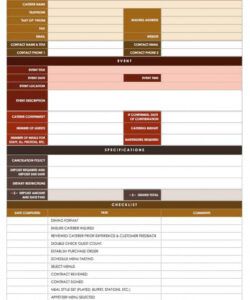 Best Event Planning Request Form Template Excel Sample
