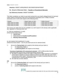 Best Product Warranty Claim Form Template Excel