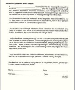 Dental Treatment Consent Form Template Excel