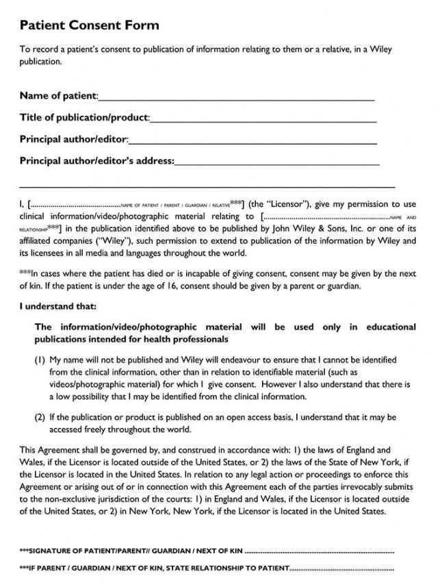 Editable Counseling Informed Consent Form Template Pdf Example