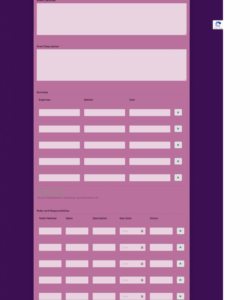 Editable Event Planning Request Form Template  Example