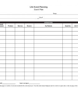 Free Event Planning Request Form Template Excel
