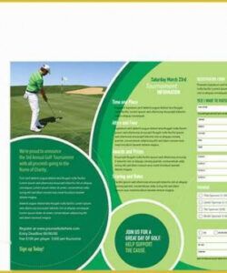 Golf Outing Registration Form Template Word Sample