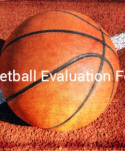 Basketball Tryout Evaluation Form Template Excel