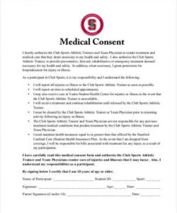 Best Access To Medical Records Consent Form Template Doc Sample