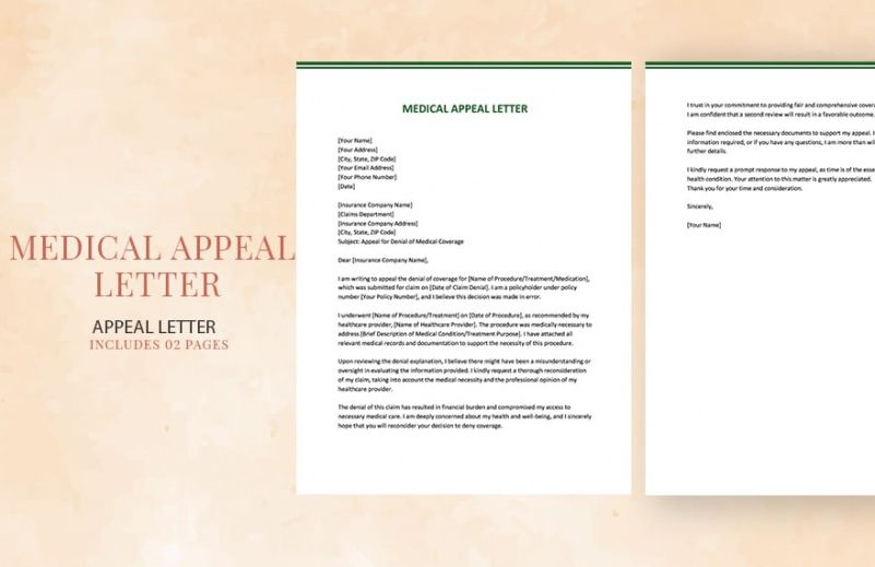 Best Medical Appeal Form Template Doc Sample