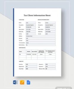 Editable Basic Customer Information Form Template Excel Sample