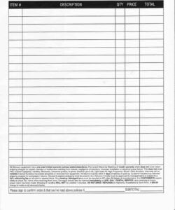 Editable Sample Uniform Order Form Template Excel Sample