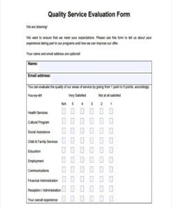 Free Evaluation Form Template For A Workshop Doc Sample