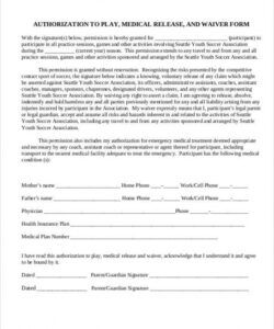 Health Insurance Waiver Form Template Pdf Example