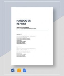 Office Key Handover Form Template Excel Example