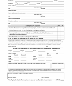 Professional Youth Football Player Evaluation Form Template Doc Example