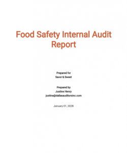 Safety Audit Form Template Pdf Example