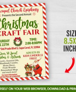 Christmas Fair Poster Template Doc Sample