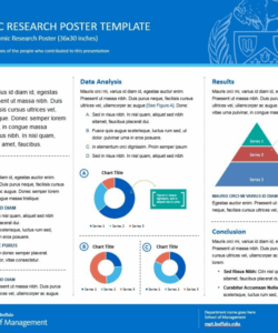 Costum Academic Conference Poster Template Doc Example