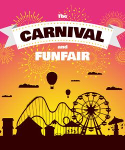 Costum Fun Fair Poster Template Excel Example