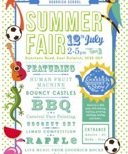 Costum Summer Fair Poster Template Pdf