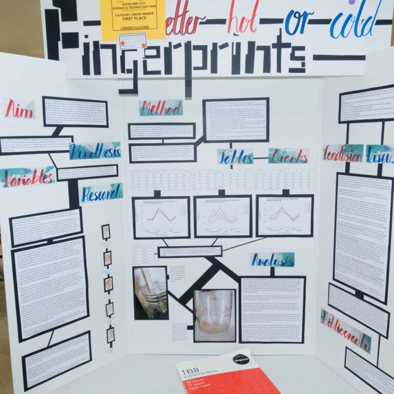 Editable Science Fair Poster Board Template Doc | Minasinternational