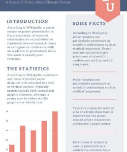 Free Academic Creative Research Poster Template Word Sample