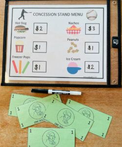 Free Baseball Concession Stand Menu Template  Sample