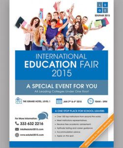 Free Career Fair Poster Template Word