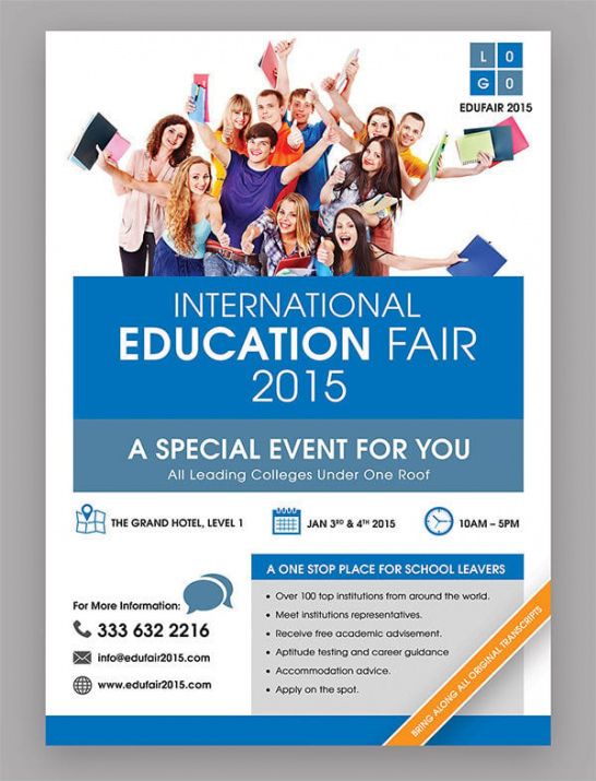 Free Career Fair Poster Template Word