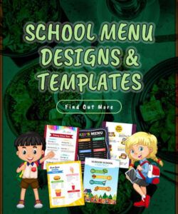 Printable June School Lunch Menu Template Doc Sample