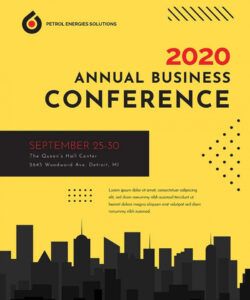 Professional Academic Conference Poster Template