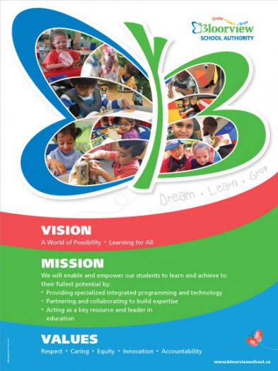 Professional Mission And Vision Poster Template  Example