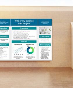 Professional Science Fair Poster Board Template Excel