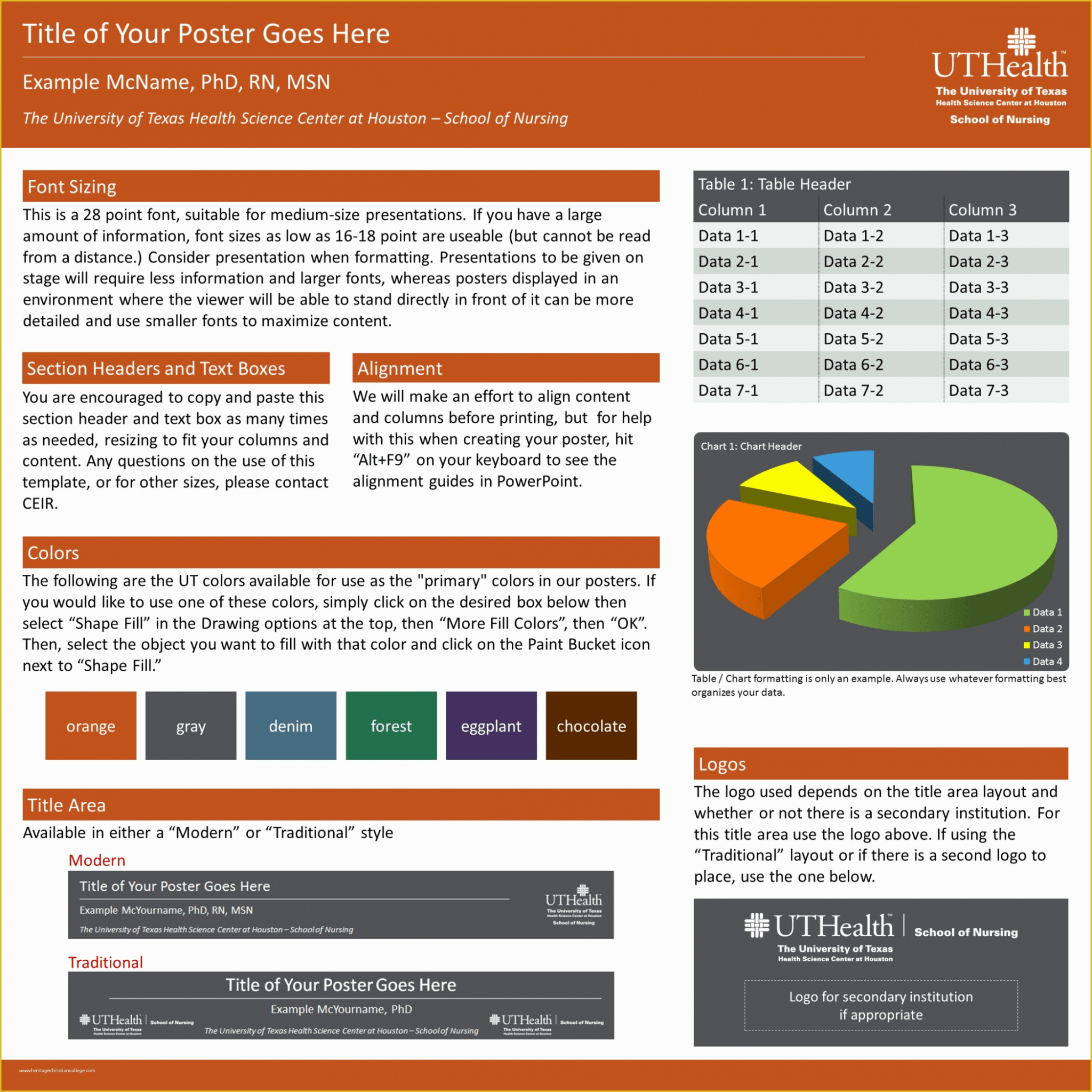 College Final Digital Poster Template